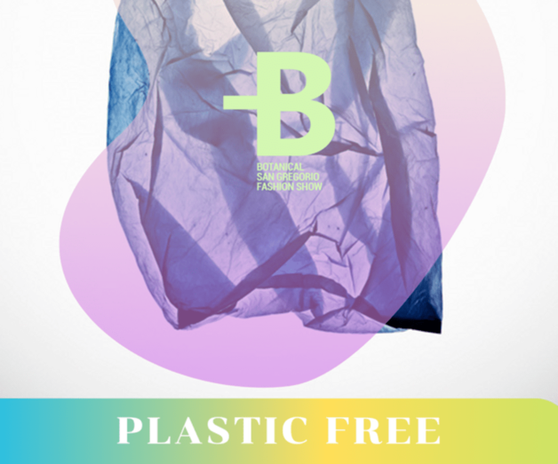 Cartel de la campaña de la pasarela de San Gregorio en contra del plástico